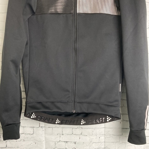 Craft Verve Glow Wayerproof Biking Jacket Black Sz S Bike Cycling Gear Tactic - Picture 10 of 16